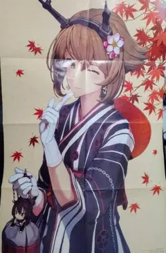 艦これ　コンプティーク　しずまよしのり　戦艦陸奥ポスター ウォースパイト