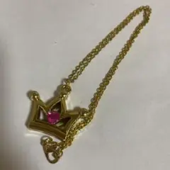 王冠 冠 ハート 金色 ネックレス 子供 女の子 レディース
