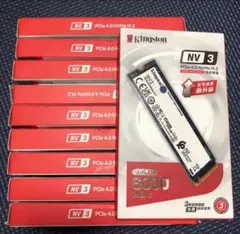新品未使用Kingston NV3 PCIe 4.0 NVMe 1TB 2枚
