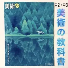 中学2・3年 美術 教科書（上）日本文教出版 (新品・未使用)
