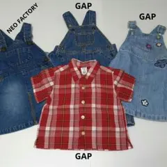 GAP 3点　NEOFACTORY1点　ジャンパースカート　シャツ