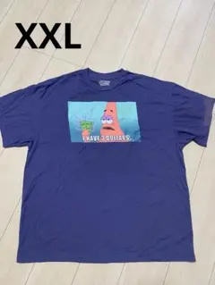 訳あり　スポンジボブ　Tシャツ　アニメ　メンズ　半袖　XXLサイズ
