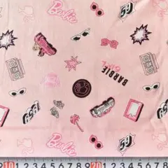 バービー　BARBIE 生地 ＵＳＡコットン生地 送料込み 即購入ＯＫ 新品
