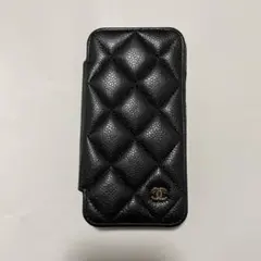シャネル CHANEL iPhone12pro ケース キャビアスキン