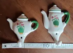 Manyマニー　カンパーニュ　掛けフック（陶器）2個