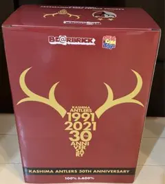 BE@RBRICK - BE＠RBRICK 鹿島アントラーズ30周年記念ベアブリック100%&amp;400% BE＠RBRICK KASHIMA ANTLERS 30th ANNIVERSARY 100%&400