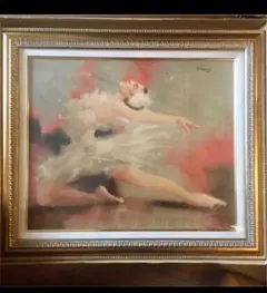 有賀正季　額縁付絵画 有賀正季 額縁付絵画