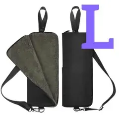★最終値下げ★2個セット ポケット 肩掛け紐 付き 超吸水(グレー, L)