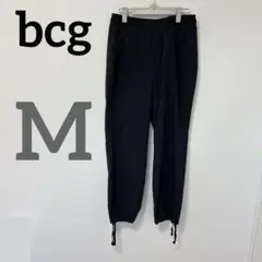 bcg 【M】ジョガーパンツ ブラック 黒 パンツ ズボン