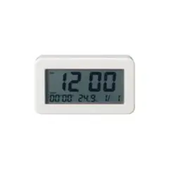 ★無印良品 デジタルバスクロック 置時計 お風呂 防水 新品未使用品