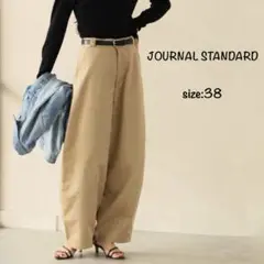 JOURNAL STANDARD TC チノ コクーン パンツ ベージュ 38