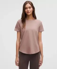 ルルレモン　Loveクルーネック半袖Tシャツ 0(ＸS)トワイライトローズ