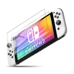 Nintendo Switch2 高品質ガラスフィルム　強化ガラス採用