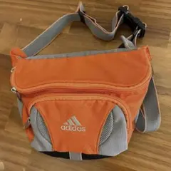 00s y2k old adidas 刺繍 ロゴ ボディバッグ　ウエストポーチ