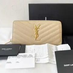 サンローラン 長財布 モノグラム ジップアラウンドウォレット オールジップ