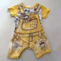 ディズニー プーさん 半袖ロンパース 70cm