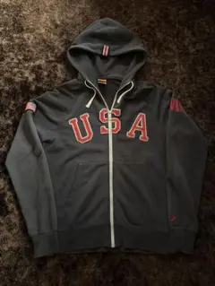 NIKE ジップパーカー USA Mサイズ　星条旗