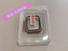 アップルウオッチカバー　40mm クリスタルダイヤ　保護フィルム付　ピンク　新品