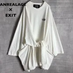ANREALAGE × EXIT コラボ　オーバーサイズ　変形スリーブtシャツ