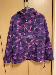 未使用APEカモ柄迷彩スノボージャケットエイプbape