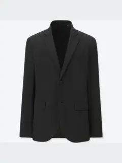 【新品】ユニクロ　XL感動ジャケット・パンツ95×76（2本）黒・コットンライク
