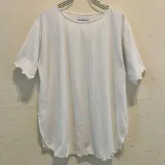 YE LİBAREブラウス（FREE）カットソー　シワ加工　透け感ありb240
