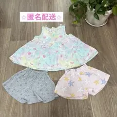 女の子　ワンピース　短パン　まとめ売り　西松屋　しまむら　95 【匿名配送】
