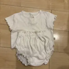 OOTT BEBE フリル付きロンパース S
