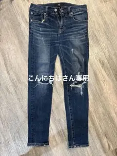 AZUL by MOUSSY ダメージデニムジーンズ S