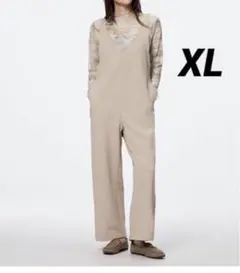 新品未使用　GU カットソーサロペットパンツ　XL