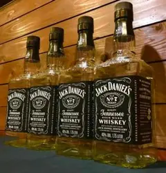 空き瓶 ジャックダニエル4本セット(1750ml) JACK DANIELボトル