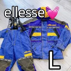 ellesse♪ヴィンテージ L 上下セット 送料込み スキー スノボー
