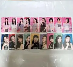 TWICEクリアカード THIS IS FORファンクラブくじ　全１８種セット