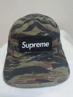 Supreme Military Camp Cap オリーブタイガーカモ Supreme Military Camp Cap Hat - Olive Tiger Camo - SS24 New