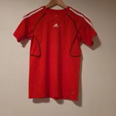 adidas CLIMALITE レッドシャツ 160サイズ