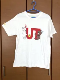 ユニクロ UT LINE Friends Tシャツ 【M】　白 ※汚れアリ