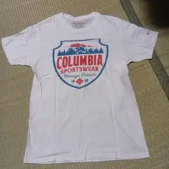 Columbia ホワイト Tシャツ Mサイズ