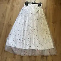 新品　ダイアグラム 定価¥3万6300円　ロングスカート ドット