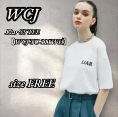 完売品！WCJ wcj LIARTシャツ ホワイト 若槻千夏 freeサイズ