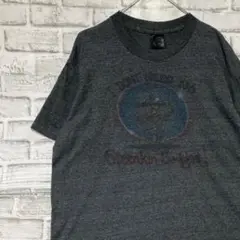 USA製90sヴィンテージTシャツ！シングルステッチ　グレー半袖古着　L728