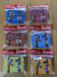ディズニー　トラベルトランク缶　6種セット