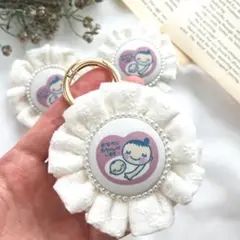 1番人気♡表・マタニティマーク、裏・お花の刺繍生地♡簡易耐水仕様♡