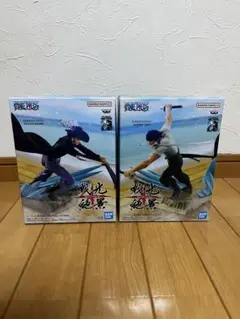 ワンピースフィギュア　戦光絶景　ゾロ＆ミホーク　2種セット