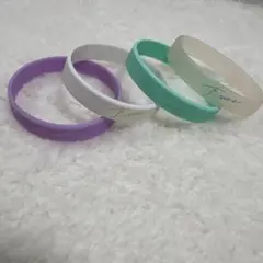 〝声にならないよ” ラバーバンド4個セット