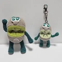 【2点セット】グリーンキウイ フルーツマスコット＋キーホルダーセット