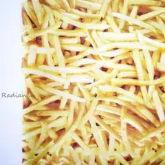209.ポテトフライ ピクチャー USAコットン シーチング はぎれ布