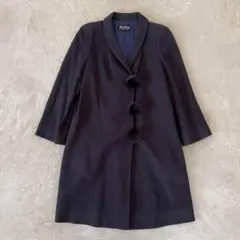 【極美品】jun ashida ウールコート 一枚仕立て フォーマル AJ24 極美品】jun ashida ウールコート 一枚仕立て フォーマル AJ24