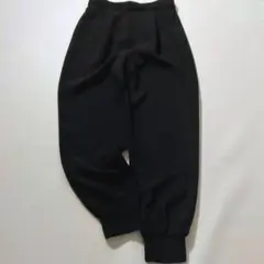 【美品】ELENDEEK　ストレッチジョガーパンツ ウエストゴム 近年モデル 黒
