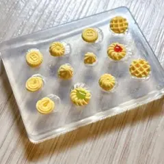 ミニクッキー 6種 12個 シリコンモールド 【587】