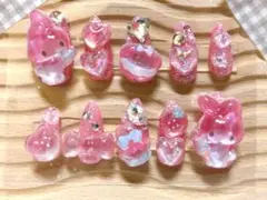ボンボンドロップネイルチップ